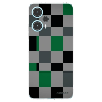 Picasee διαφανής θήκη σιλικόνης Xiaomi Poco F5 - Block Grid