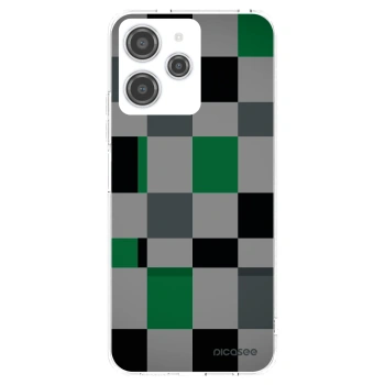 Picasee διαφανής θήκη σιλικόνης Xiaomi Redmi 12 4G - Block Grid