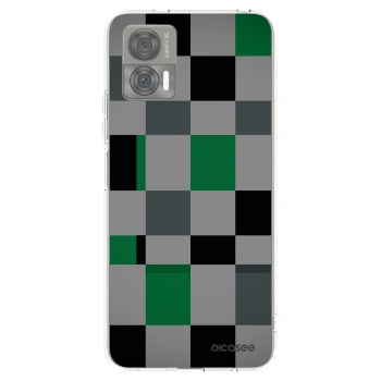 Picasee διαφανής θήκη σιλικόνης Motorola Edge 30 Neo - Block Grid