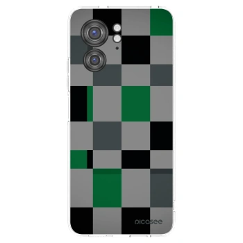 Picasee διαφανής θήκη σιλικόνης Motorola Edge 40 - Block Grid