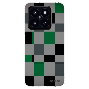 Picasee διαφανής θήκη σιλικόνης Xiaomi 14 Pro - Block Grid