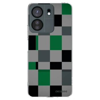 Picasee διαφανής θήκη σιλικόνης Xiaomi Redmi 13C 4G - Block Grid