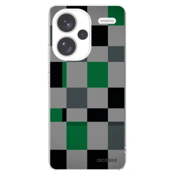 Picasee διαφανής θήκη σιλικόνης Xiaomi Redmi Note 13 Pro+ 5G - Block Grid