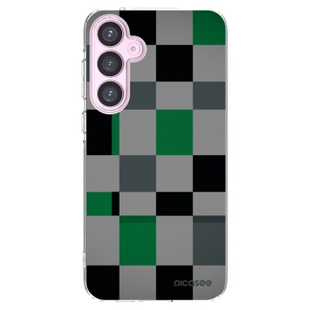 Picasee διαφανής θήκη σιλικόνης Samsung Galaxy A55 5G A556B - Block Grid