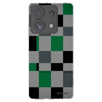 Picasee διαφανής θήκη σιλικόνης Xiaomi Redmi Note 13 Pro 4G - Block Grid