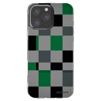 Picasee διαφανής θήκη σιλικόνης Apple iPhone 16 Pro Max - Block Grid