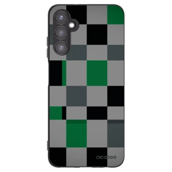 Picasee Μαύρη θήκη σιλικόνης για Samsung Galaxy A05s A057G - Block Grid