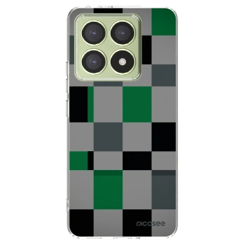 Picasee διαφανής θήκη σιλικόνης Xiaomi 14T - Block Grid