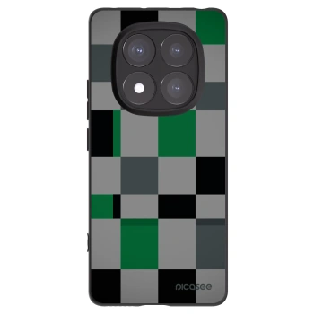 Picasee Μαύρη θήκη σιλικόνης για Xiaomi Redmi Note 14 Pro+ 5G - Block Grid