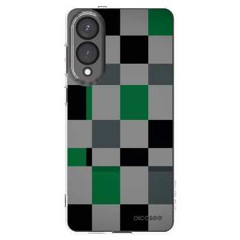 Picasee διαφανής θήκη σιλικόνης Samsung Galaxy S25 Edge 5G - Block Grid