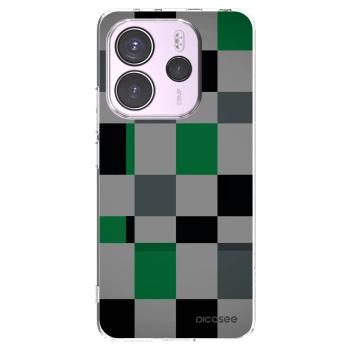 Picasee διαφανής θήκη σιλικόνης Xiaomi Redmi Note 14 4G - Block Grid