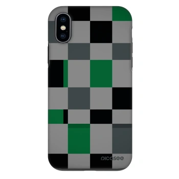 Θήκη για Apple iPhone X/XS - Block Grid