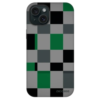 Picasee Fashion Case MagSafe για Apple iPhone 15 - Block Grid