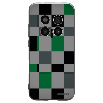 Picasee Μαύρη θήκη σιλικόνης για Honor Magic8 Pro 5G - Block Grid