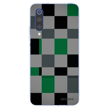 Picasee διαφανής θήκη σιλικόνης Xiaomi Mi 9 SE - Block Grid