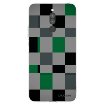 Picasee διαφανής θήκη σιλικόνης Xiaomi Redmi 8 - Block Grid