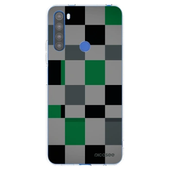 Picasee διαφανής θήκη σιλικόνης Xiaomi Redmi Note 8T - Block Grid