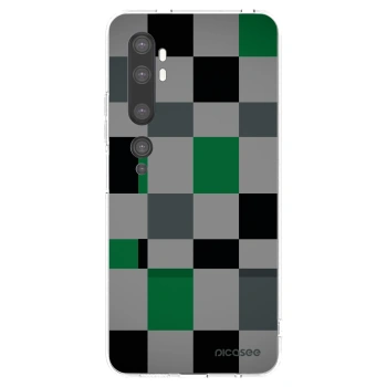 Picasee διαφανής θήκη σιλικόνης Xiaomi Mi Note 10 (Pro) - Block Grid