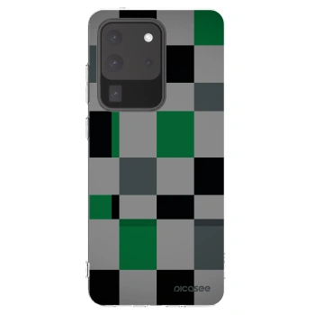 Picasee διαφανής θήκη σιλικόνης Samsung Galaxy S20 Ultra 5G G988F - Block Grid