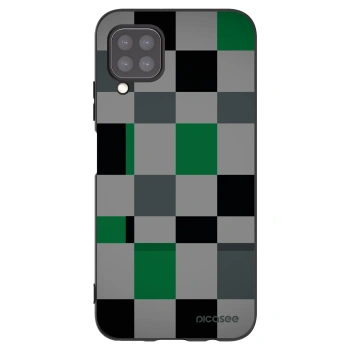 Picasee Μαύρη θήκη σιλικόνης για Huawei P40 Lite - Block Grid