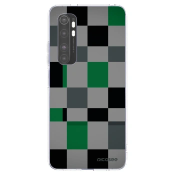 Picasee διαφανής θήκη σιλικόνης Xiaomi Mi Note 10 Lite - Block Grid