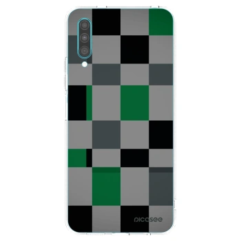 Picasee διαφανής θήκη σιλικόνης Samsung Galaxy A30s A307F - Block Grid