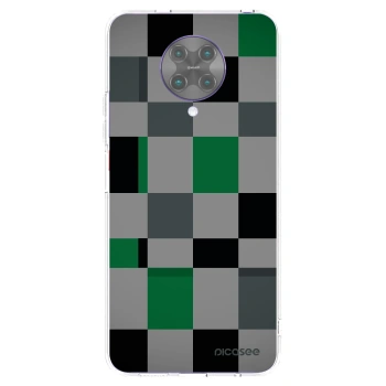 Picasee διαφανής θήκη σιλικόνης Xiaomi Poco F2 Pro - Block Grid