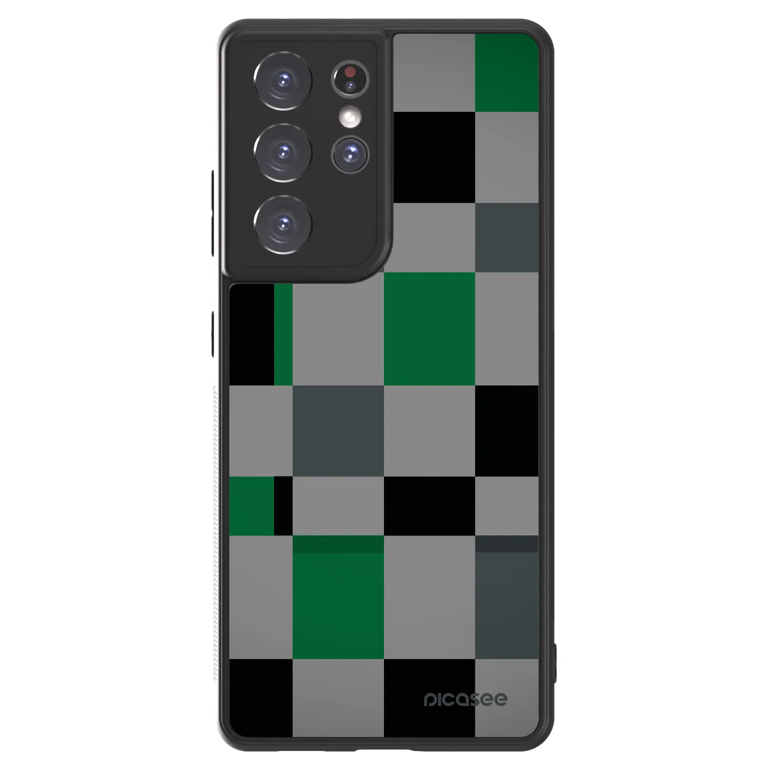 Picasee ULTIMATE CASE για Samsung Galaxy S21 Ultra 5G G998B - Block Grid