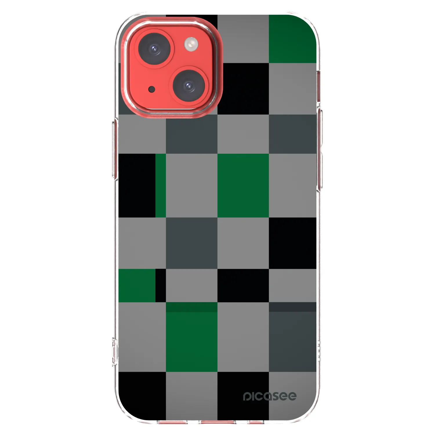 Picasee διαφανής θήκη σιλικόνης Apple iPhone 13 mini - Block Grid