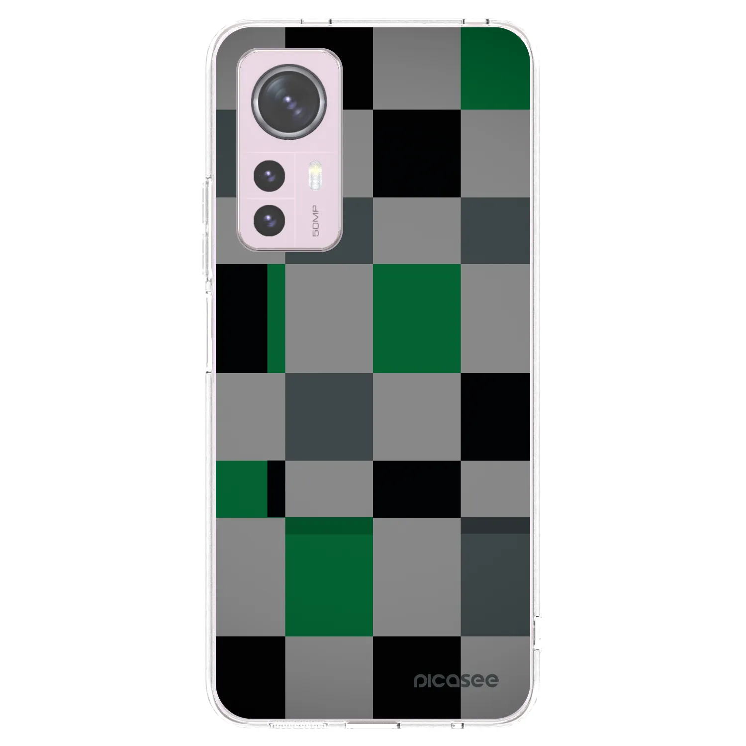 Picasee διαφανής θήκη σιλικόνης Xiaomi 12 - Block Grid