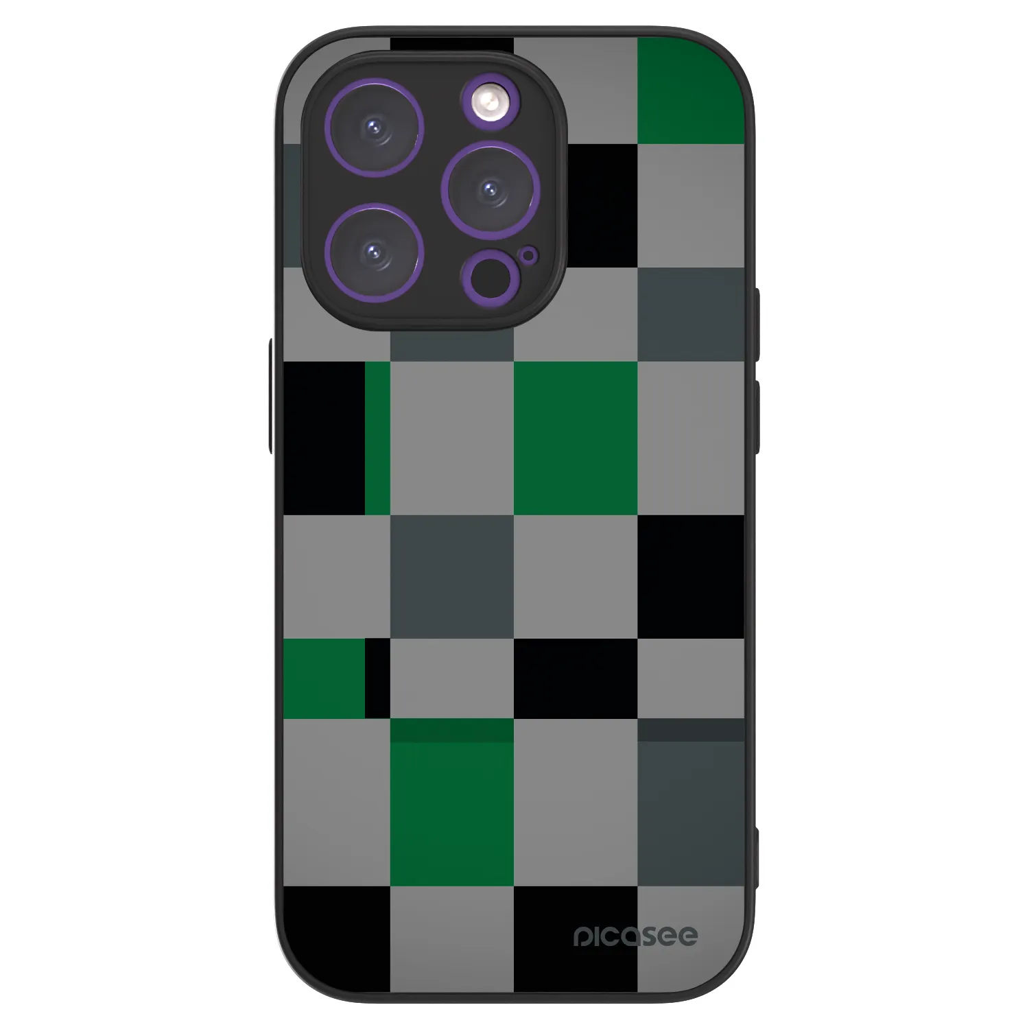 Picasee ULTIMATE CASE MagSafe pro Apple iPhone 14 Pro - Block Grid