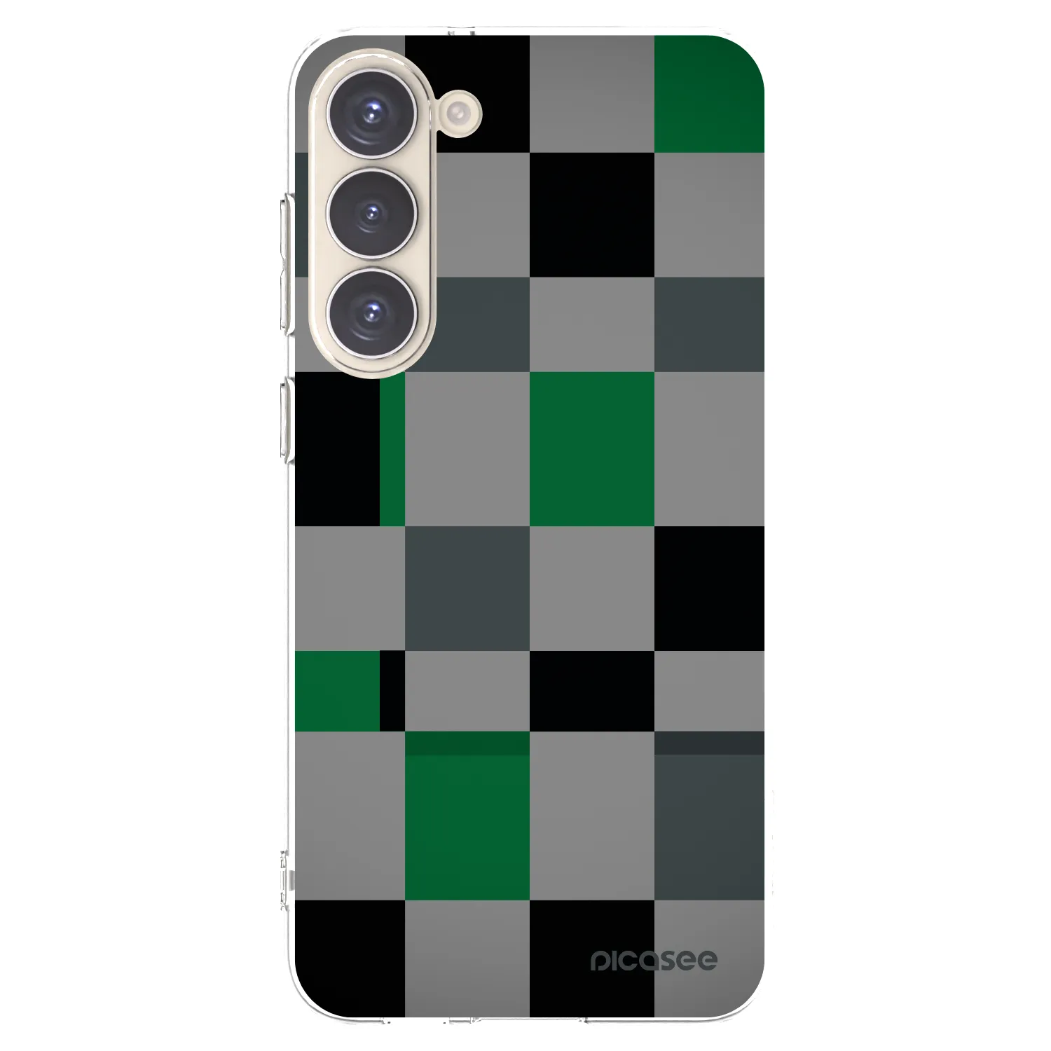 Picasee διαφανής θήκη σιλικόνης Samsung Galaxy S23+ 5G - Block Grid