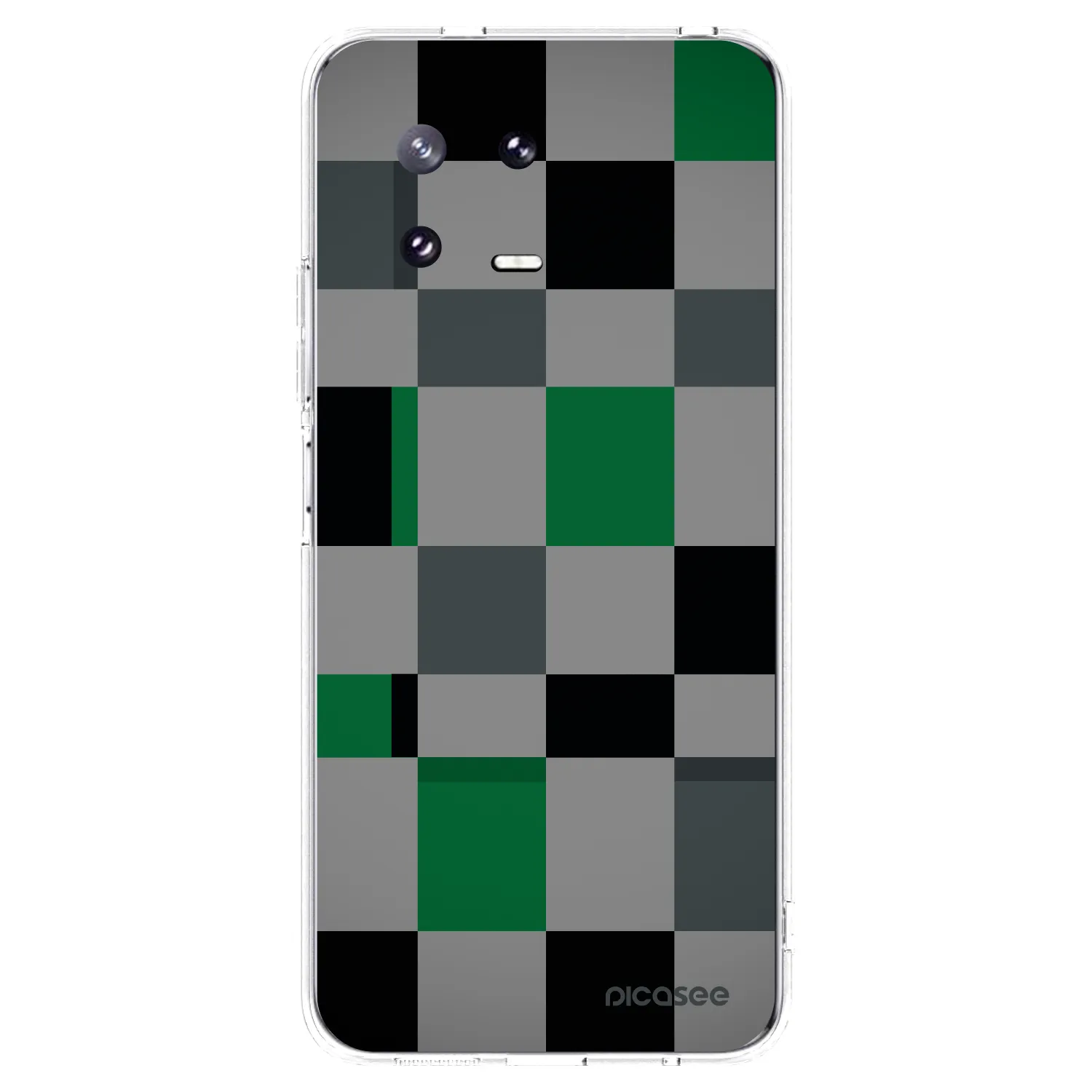 Picasee διαφανής θήκη σιλικόνης Xiaomi 13 Pro - Block Grid