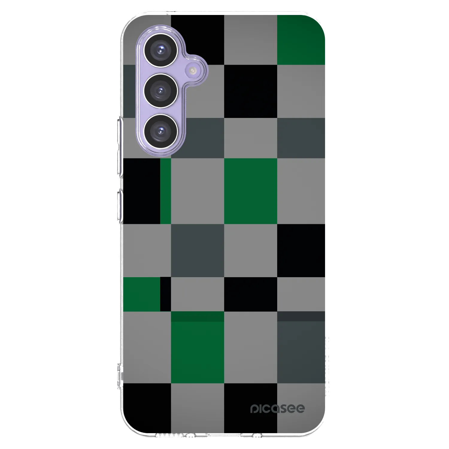 Picasee διαφανής θήκη σιλικόνης Samsung Galaxy A54 5G A546B - Block Grid