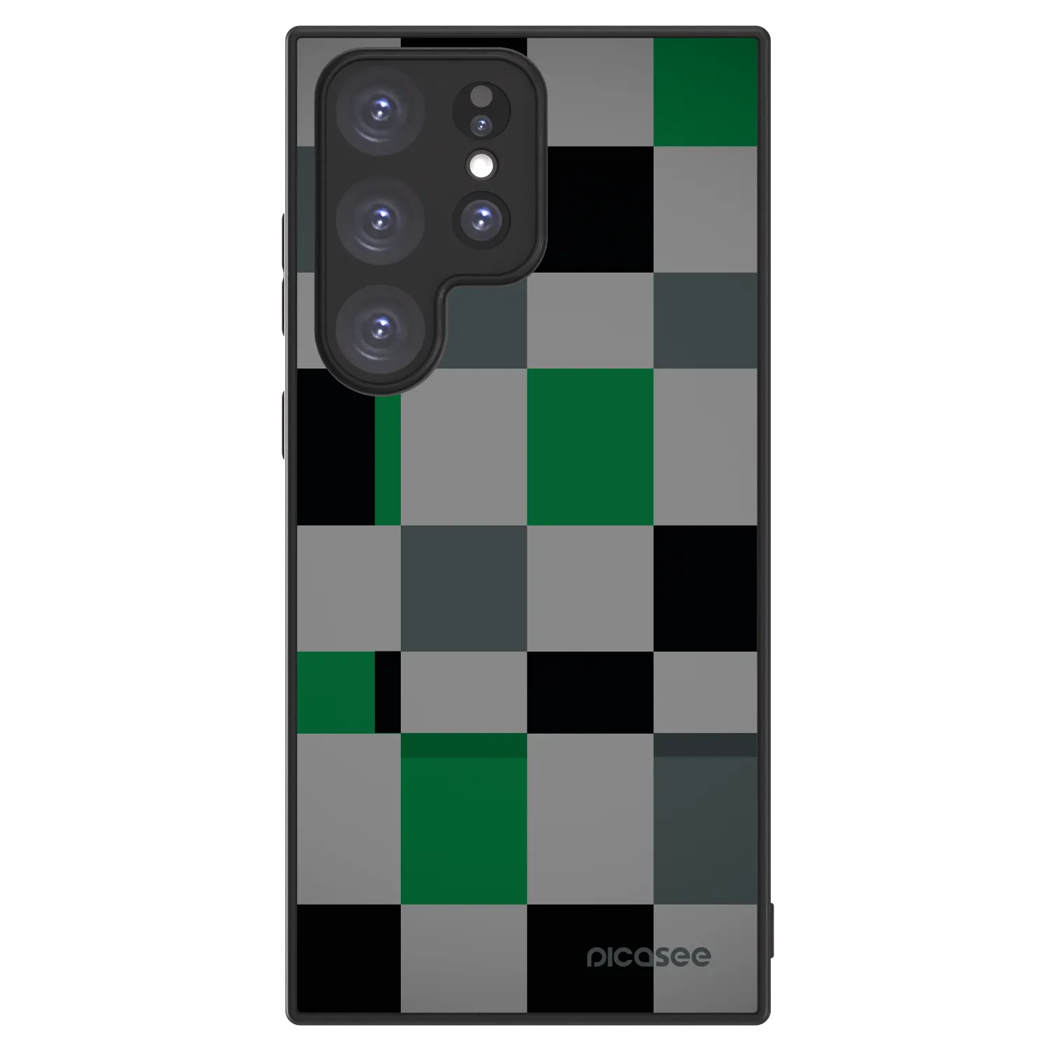 Picasee ULTIMATE CASE PowerShare για Samsung Galaxy S23 Ultra 5G - Block Grid