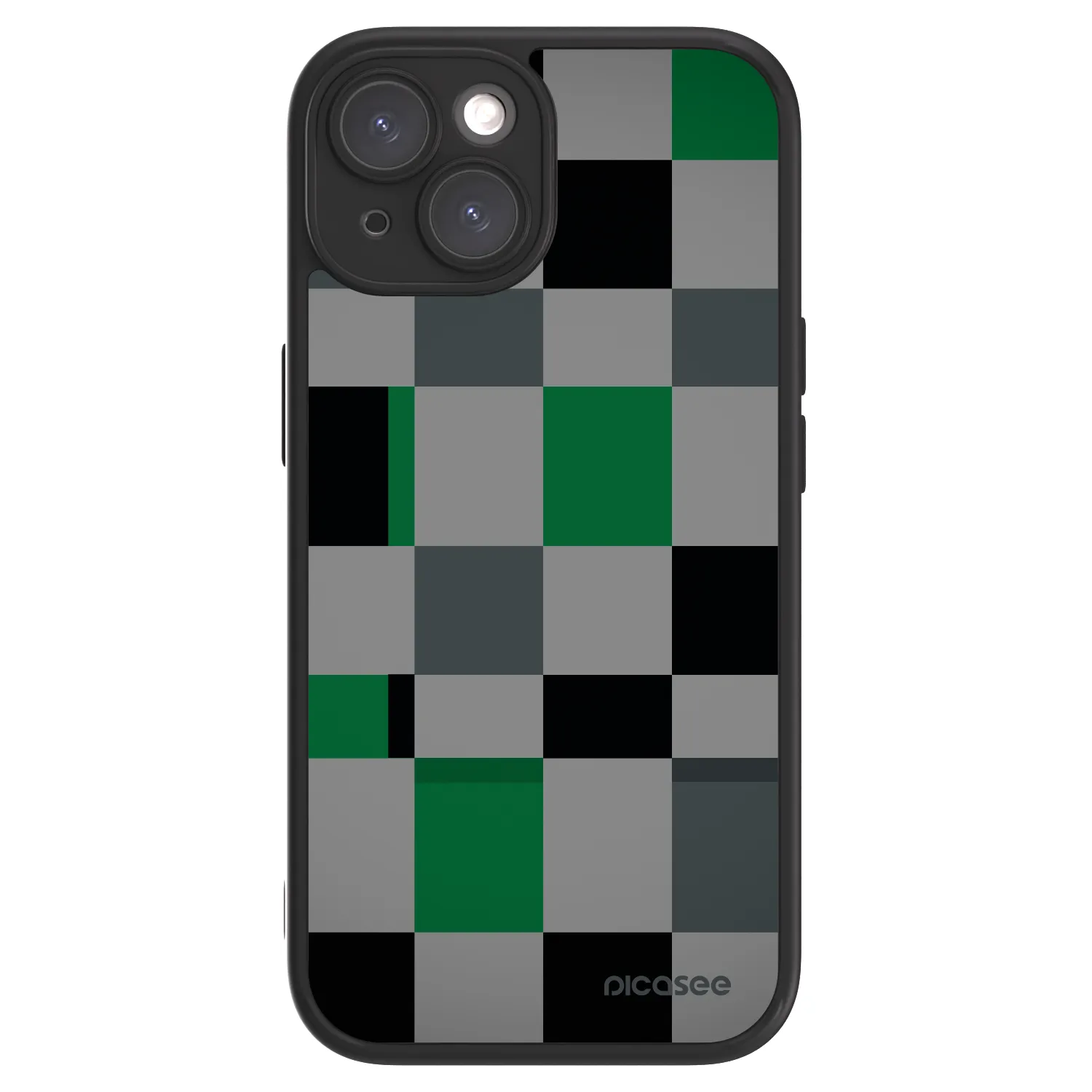 Picasee ULTIMATE CASE για Apple iPhone 15 - Block Grid