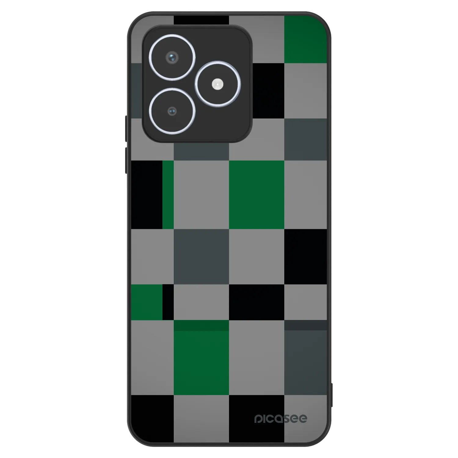 Picasee ULTIMATE CASE για Realme C53 - Block Grid