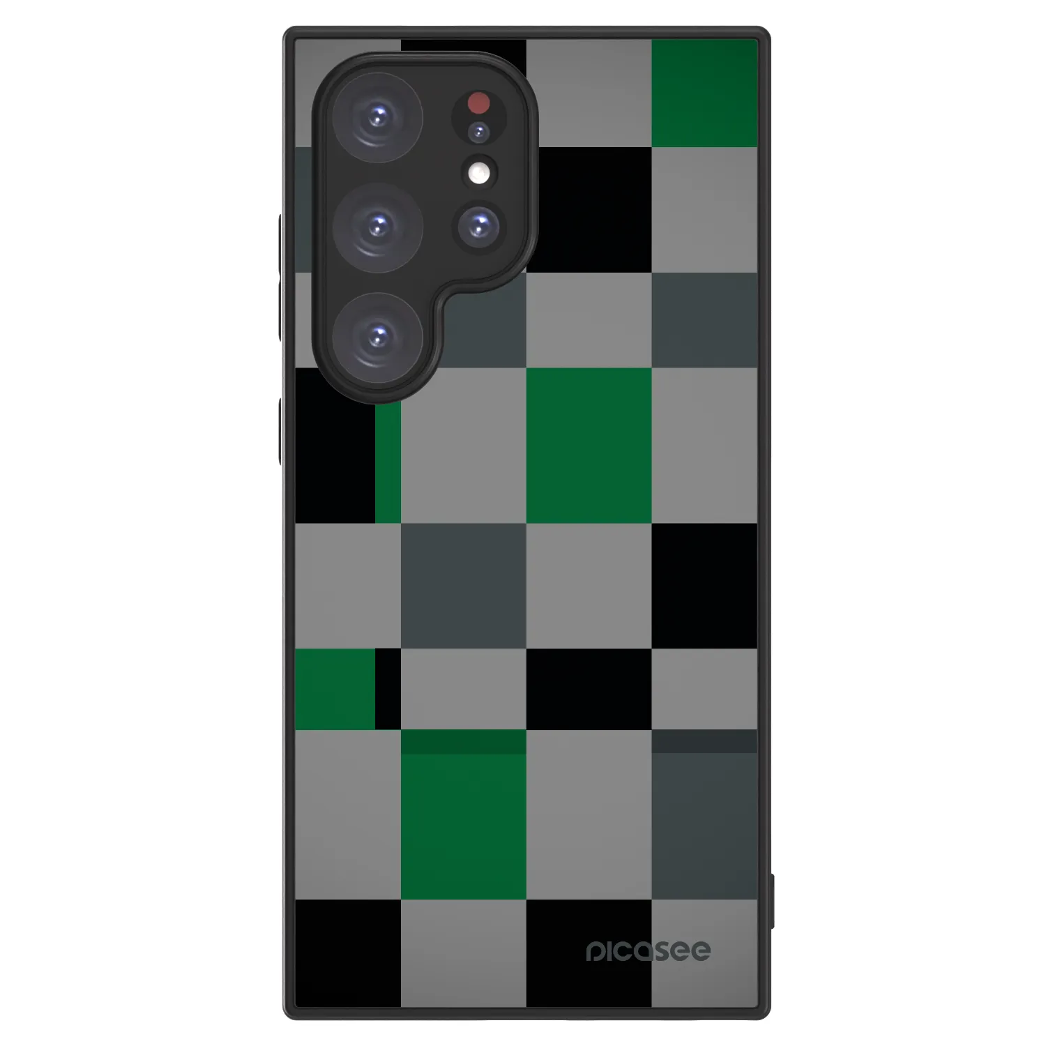 Picasee ULTIMATE CASE PowerShare για Samsung Galaxy S24 Ultra S928B 5G - Block Grid