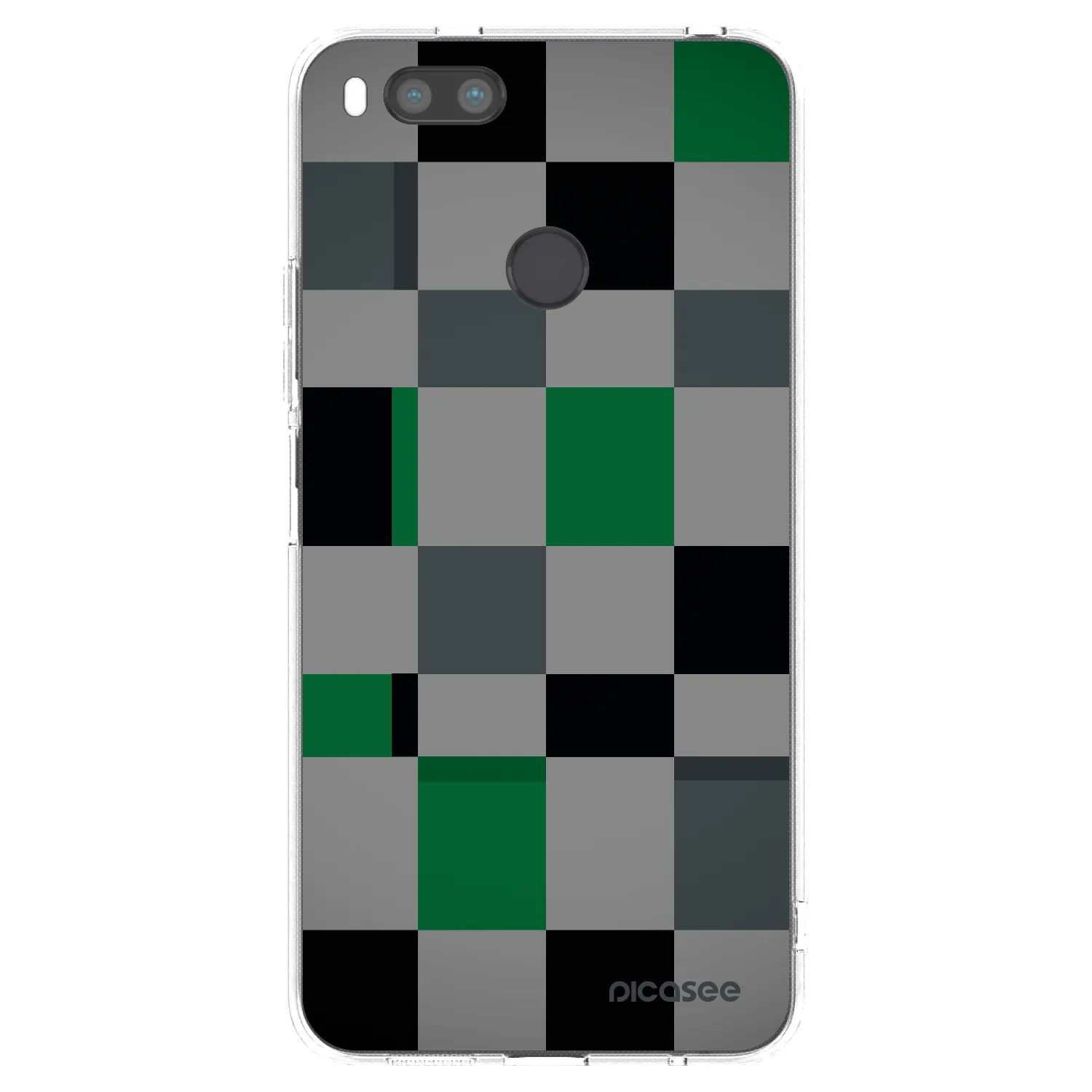 Picasee διαφανής θήκη σιλικόνης Xiaomi Mi A1 Global - Block Grid