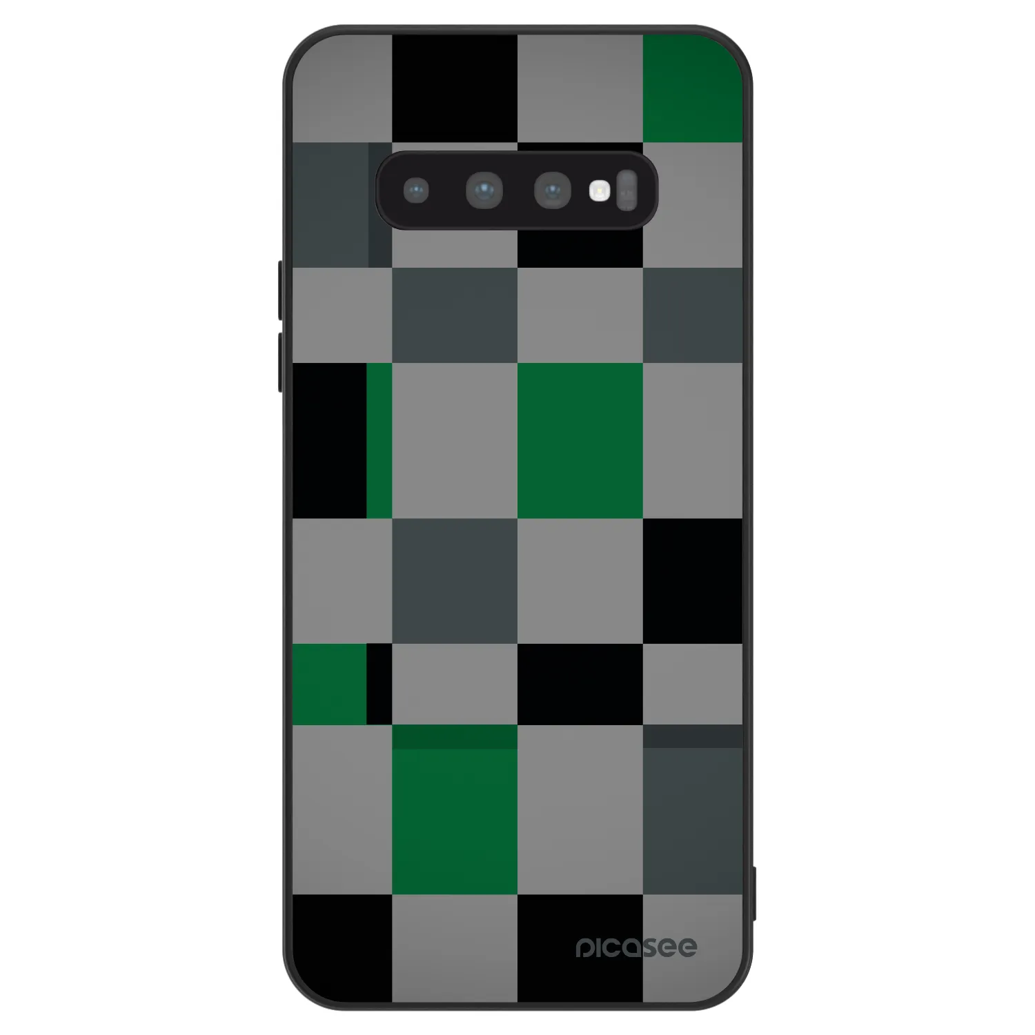 Picasee ULTIMATE CASE για Samsung Galaxy S10 Plus G975 - Block Grid