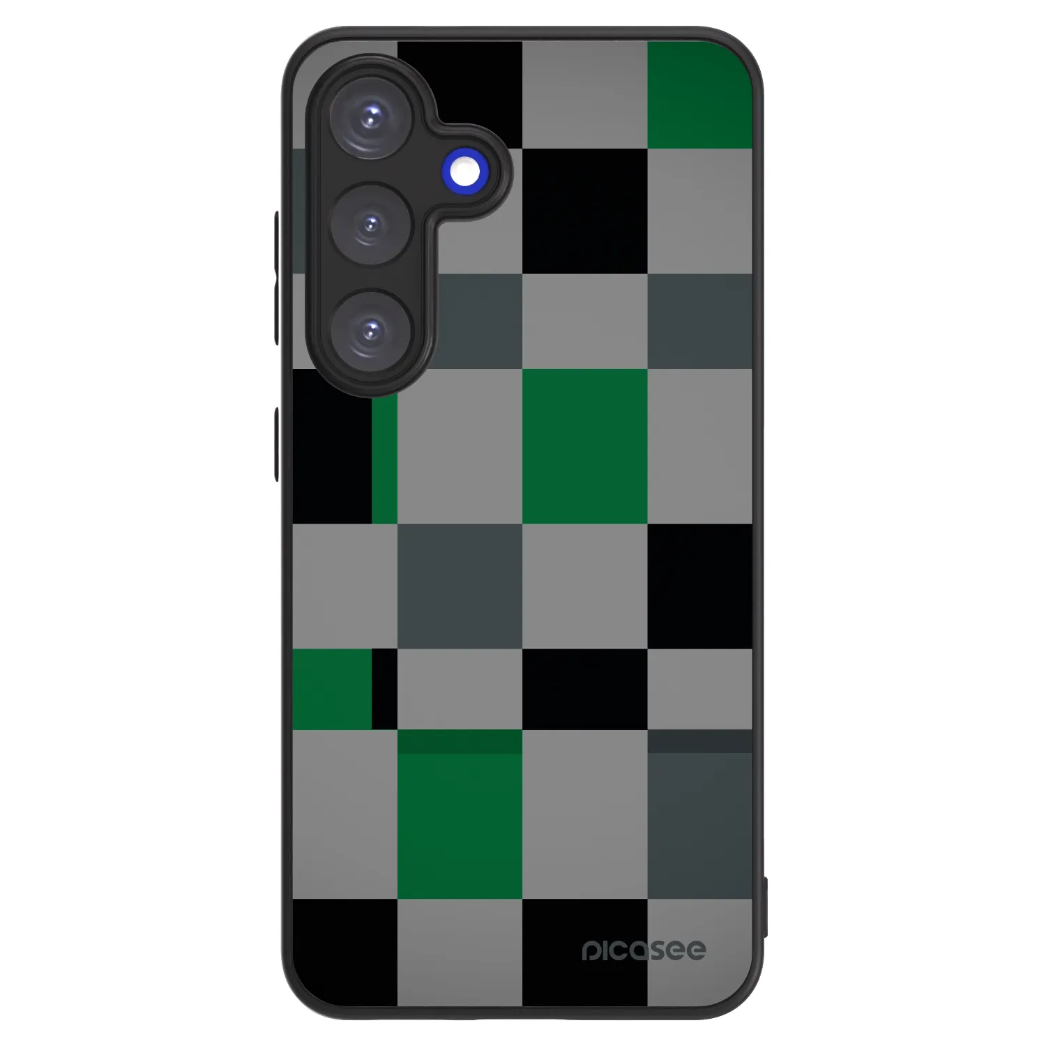 Picasee ULTIMATE CASE PowerShare για Samsung Galaxy S25 5G - Block Grid