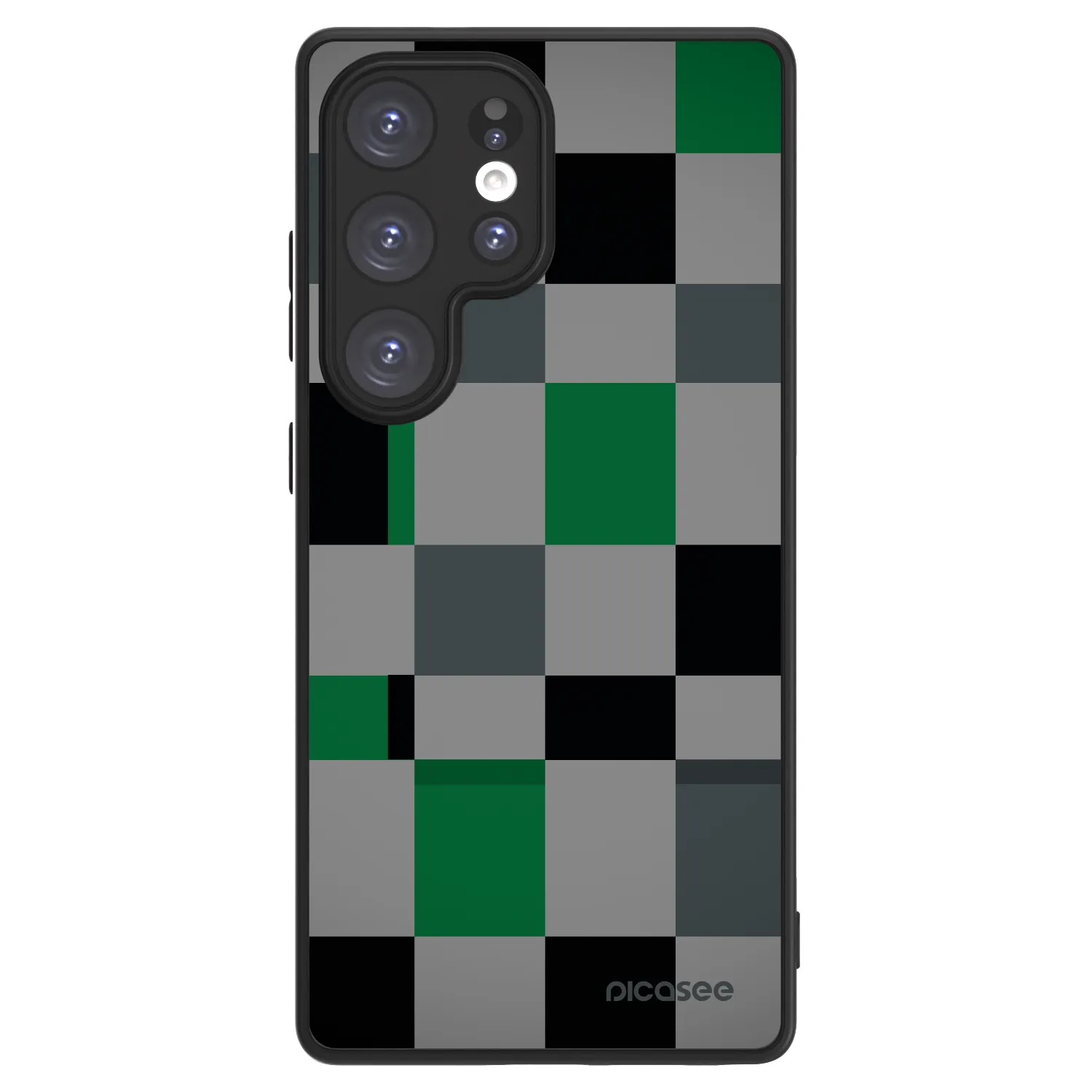 Picasee ULTIMATE CASE PowerShare για Samsung Galaxy S25 Ultra 5G - Block Grid