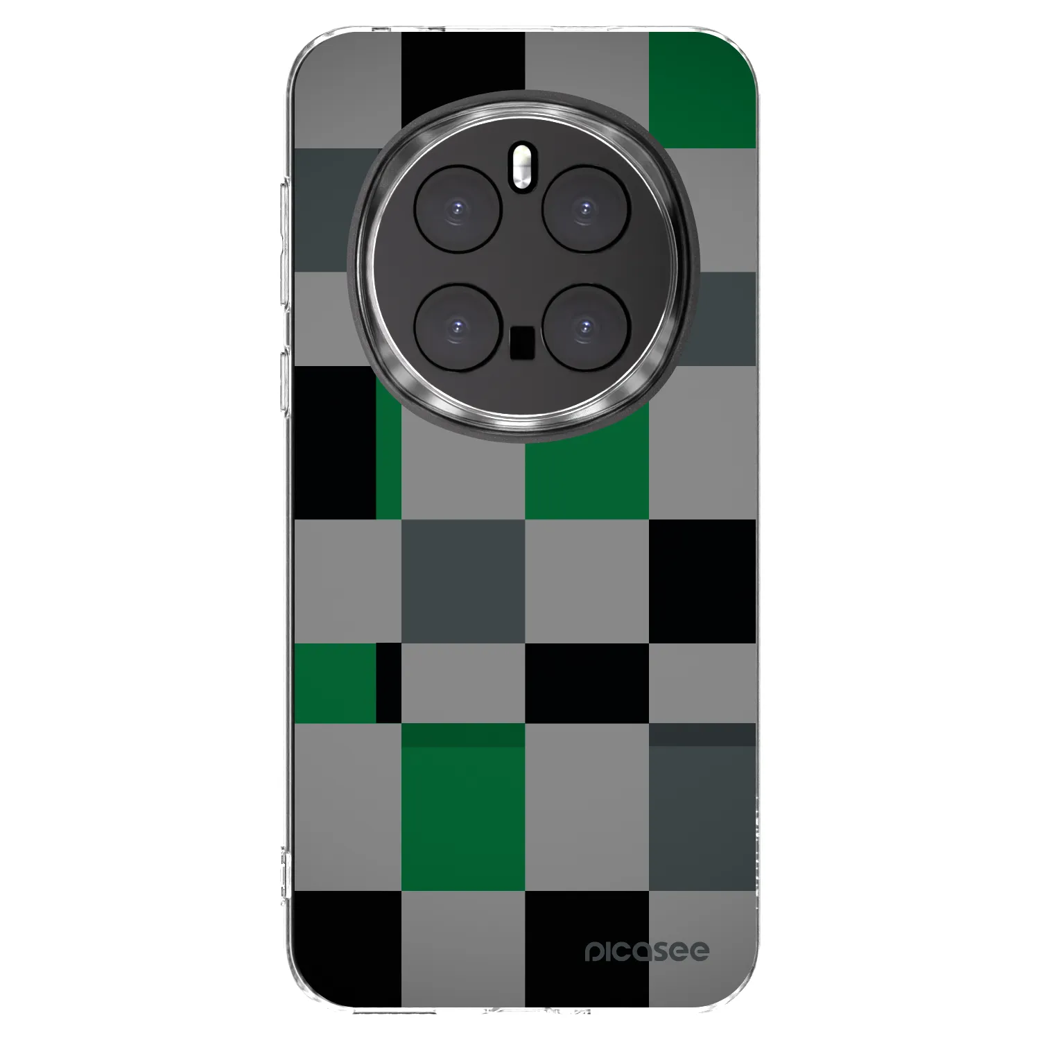 Picasee διαφανής θήκη σιλικόνης Honor Magic7 Pro 5G - Block Grid