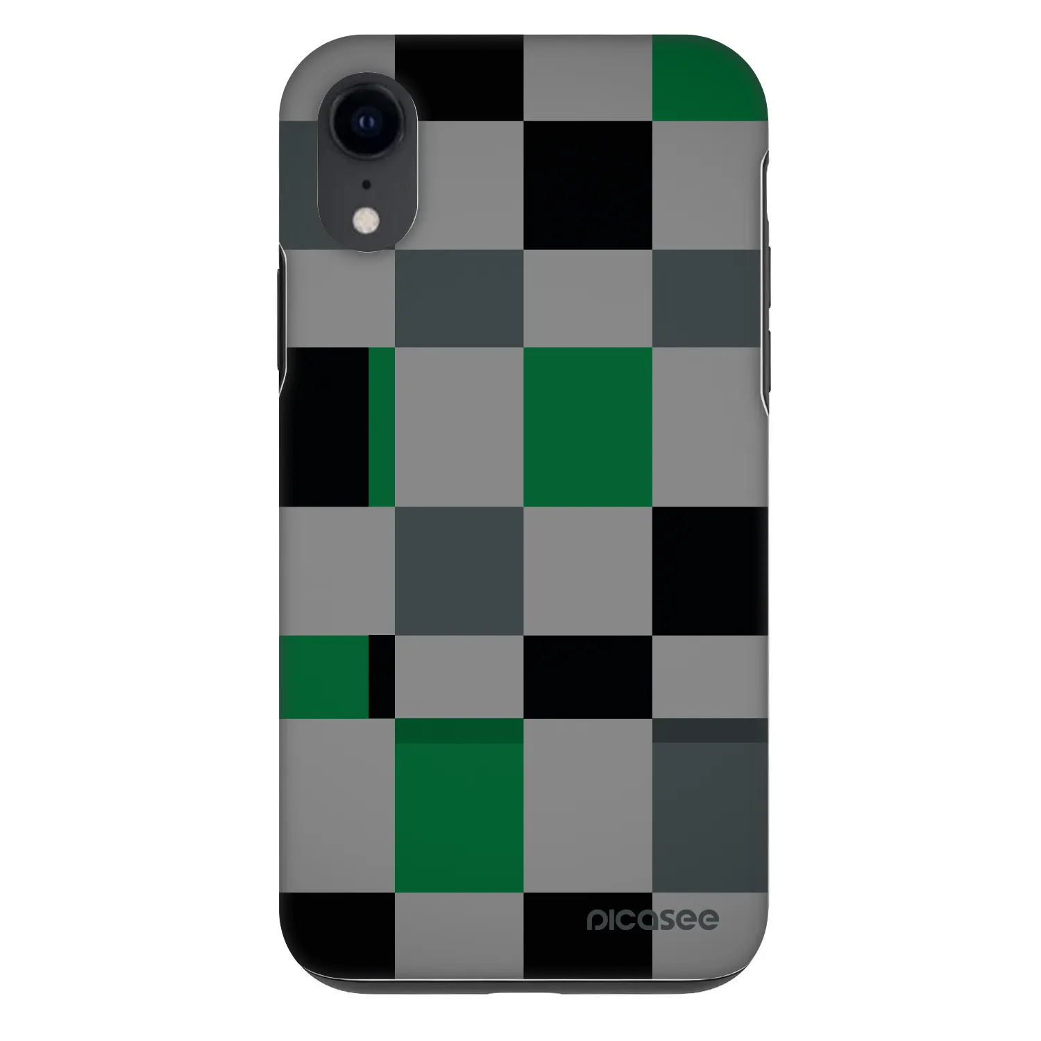 Picasee Fashion Case για Apple iPhone XR - Block Grid