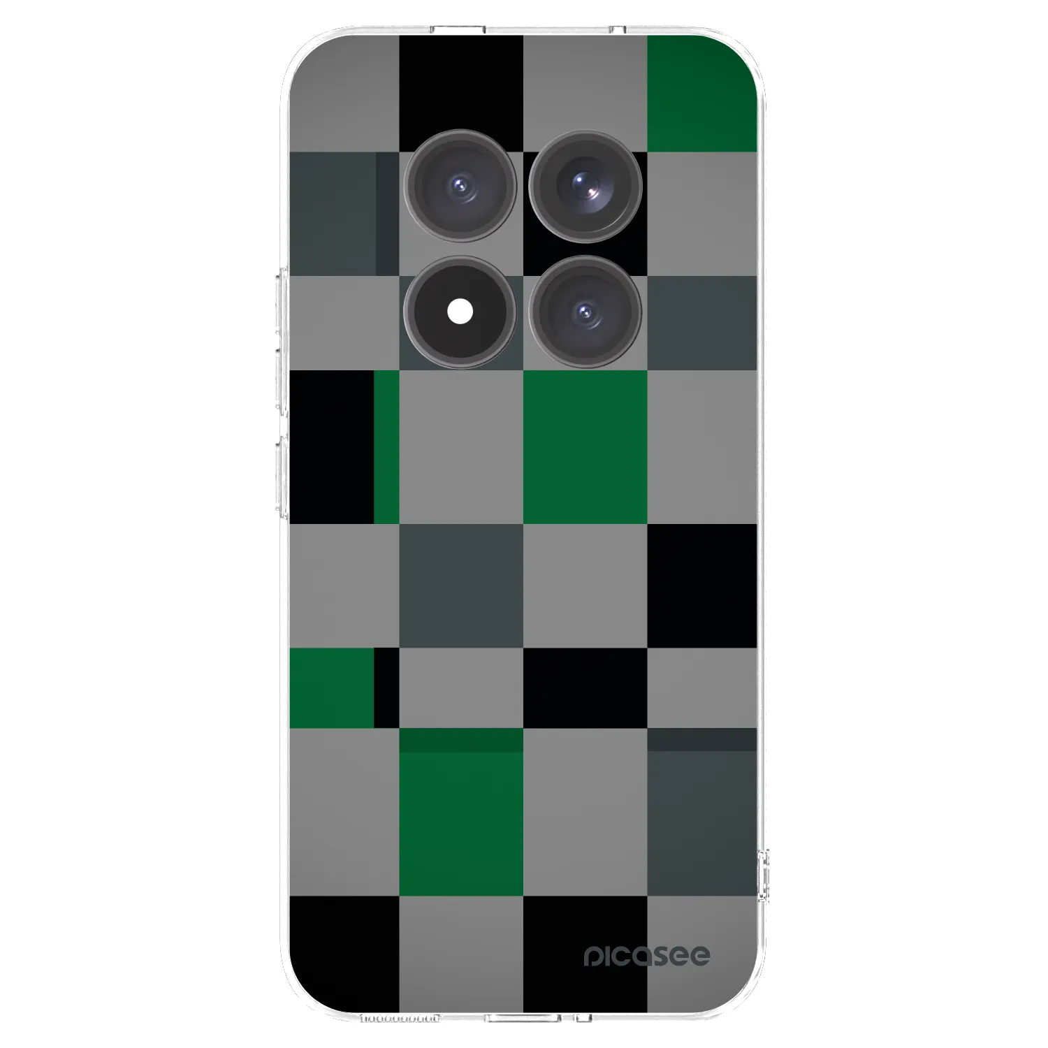 Picasee διαφανής θήκη σιλικόνης Xiaomi Redmi Note 15 Pro+ - Block Grid