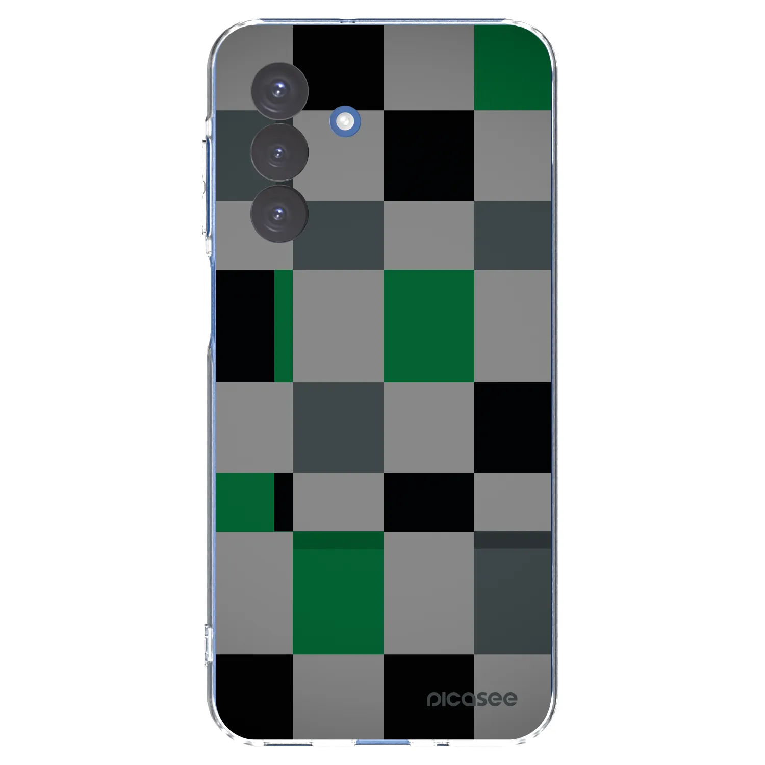 Picasee διαφανής θήκη σιλικόνης Samsung Galaxy A17 5G - Block Grid