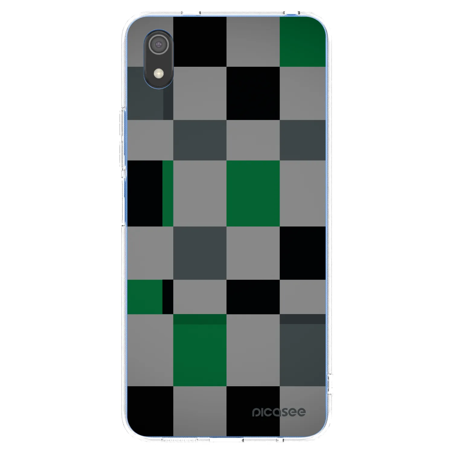 Picasee διαφανής θήκη σιλικόνης Xiaomi Redmi 7A - Block Grid