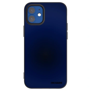 Picasee Μαύρη θήκη σιλικόνης για Apple iPhone 12 mini - Deep Ocean