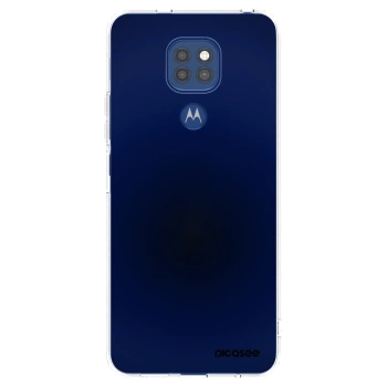 Picasee διαφανής θήκη σιλικόνης Motorola Moto G9 Play - Deep Ocean