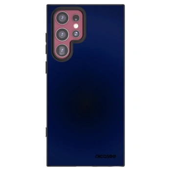 Picasee Μαύρη θήκη σιλικόνης για Samsung Galaxy S22 Ultra 5G - Deep Ocean